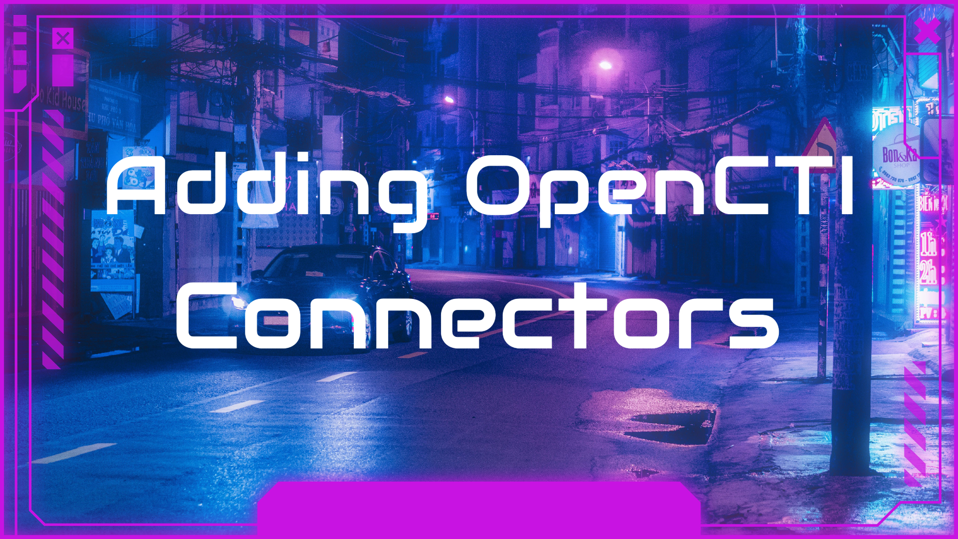 Adding OpenCTI Connectors